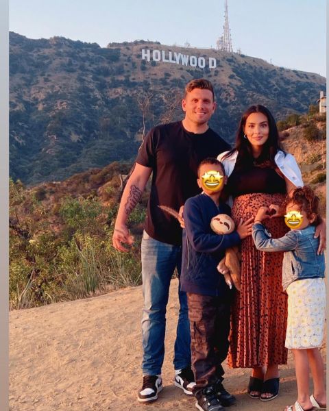 Chris Distefano and his family spending time together